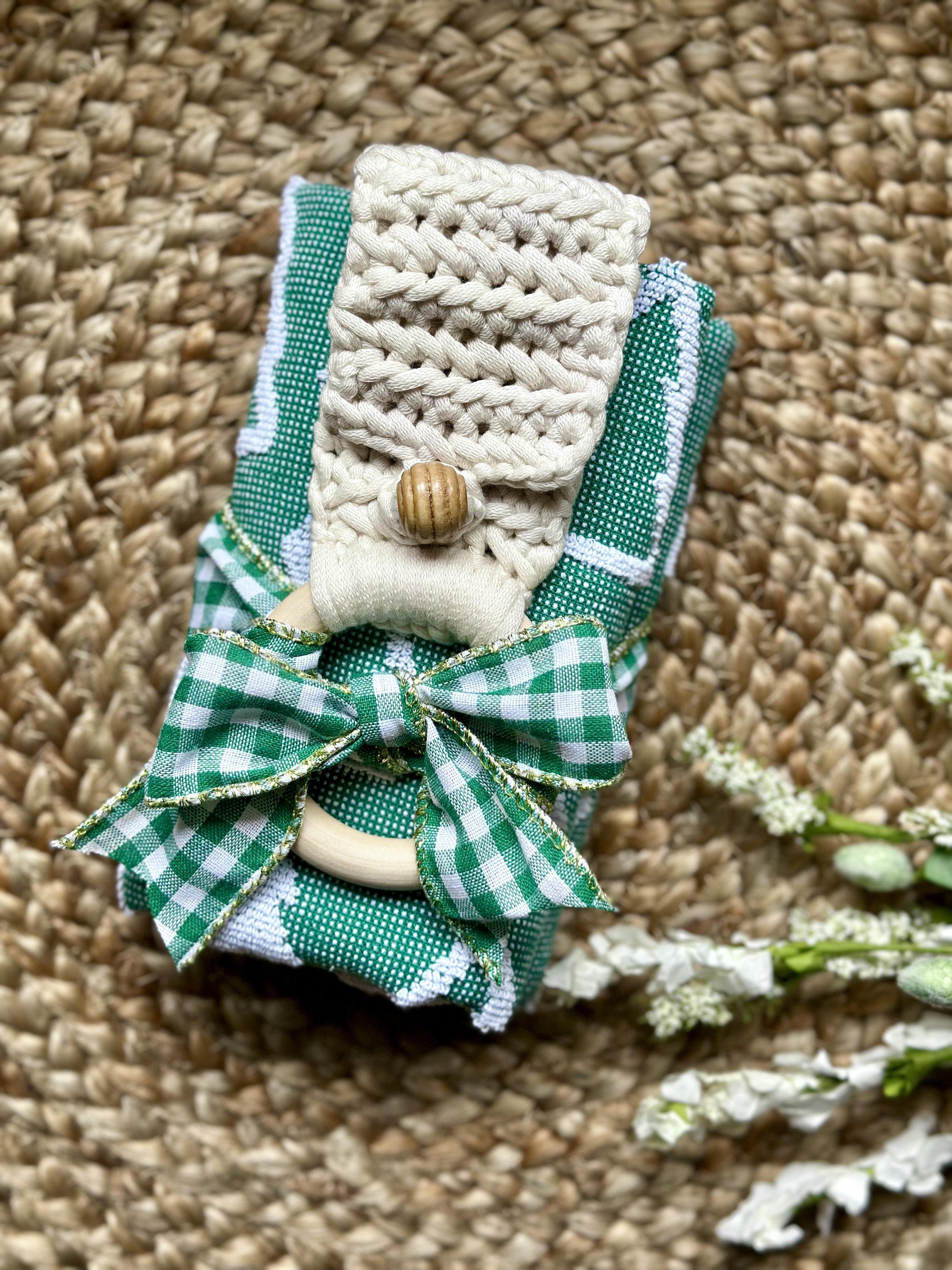 10 Minute Towel Ring  No Sew Crochet Towel Set — Day's Crochet & Knit